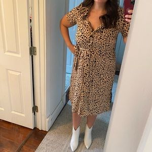 Cheetah Print Dress